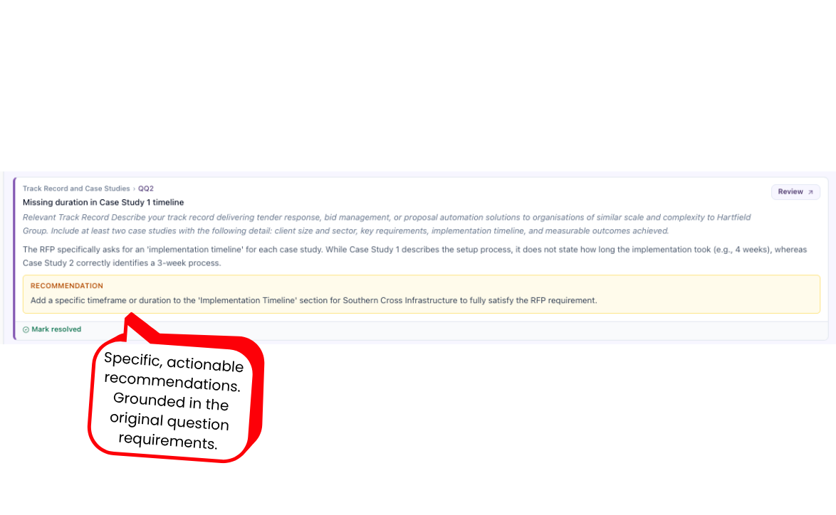 Improvement Suggestions